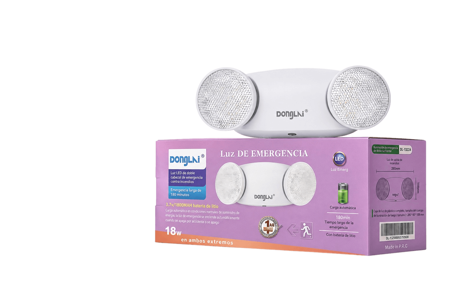 Luz De Emergencia Manti 18W